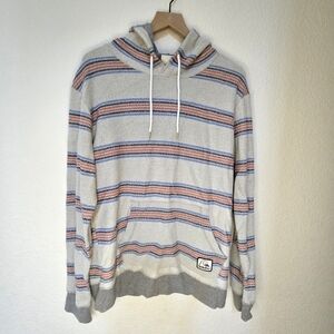Quicksilver Striped Hoodie with Drawstring